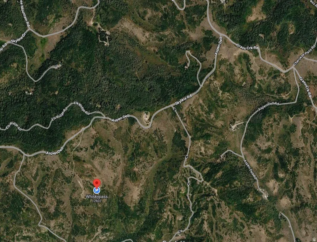 Aerial view of property's location