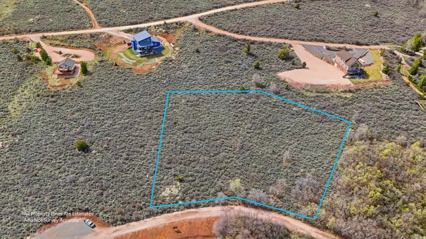 Map / location with property parcel outlined