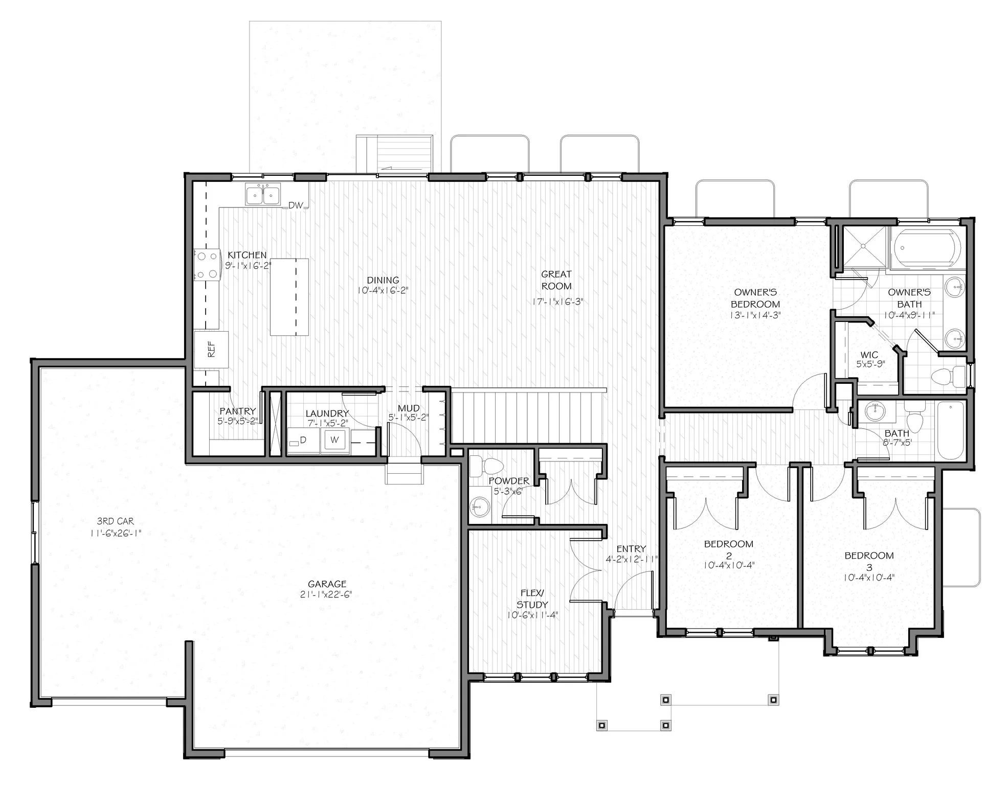 View of home floor plan