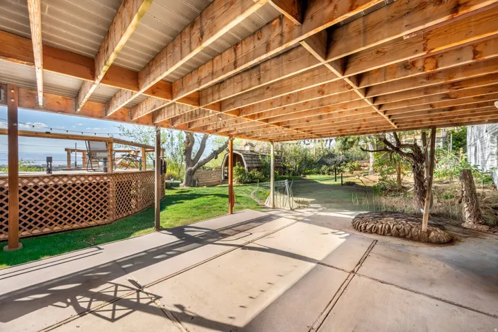 View of patio