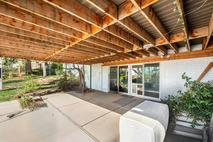 View of patio