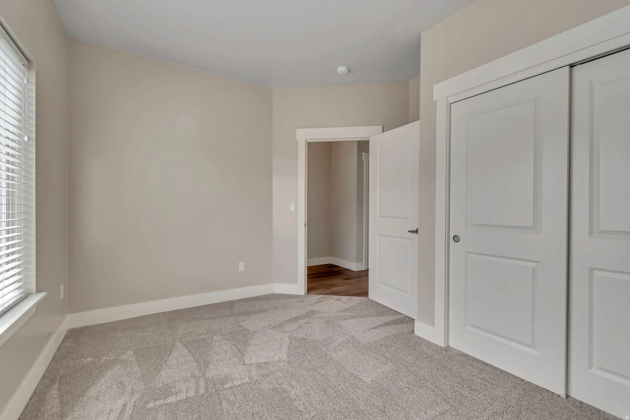 Main floor bedroom with large closet.