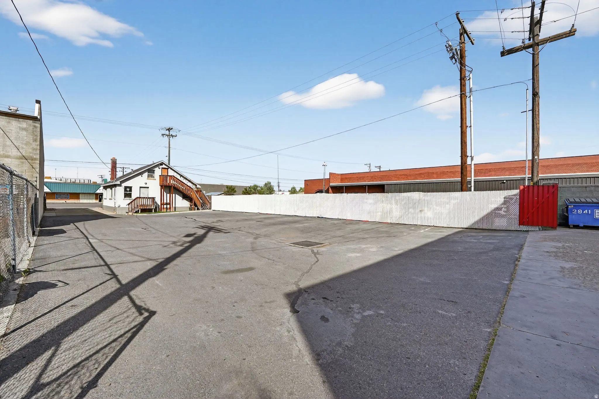 View of asphalt road