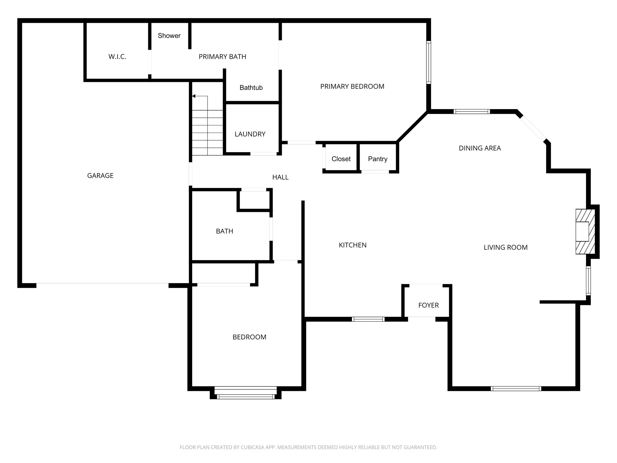 View of floor plan / room layout