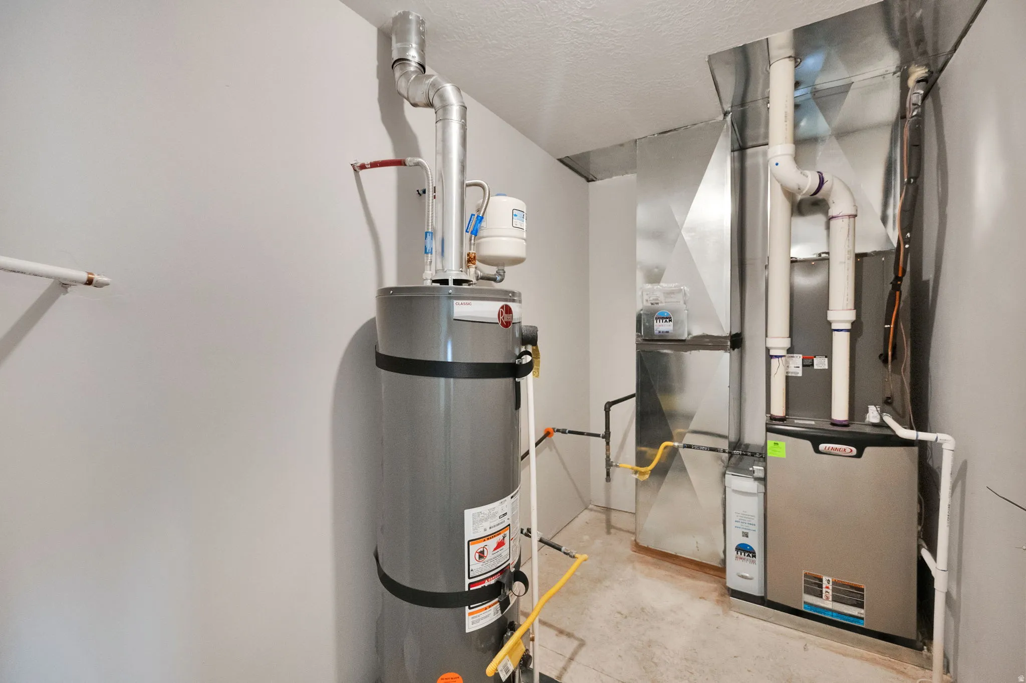 Utility room upstairs in loft