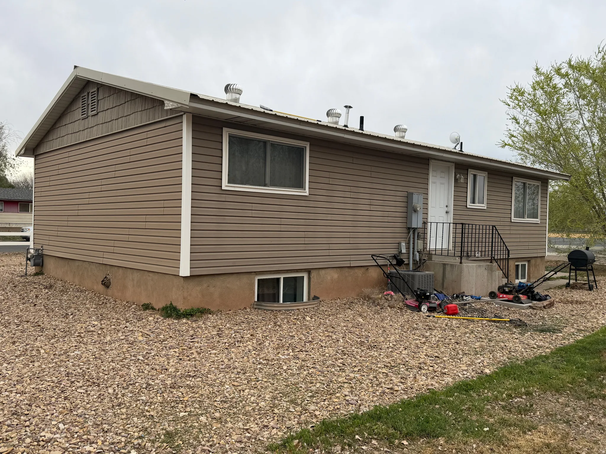 Back of property