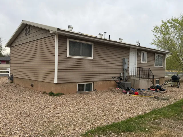 Back of property