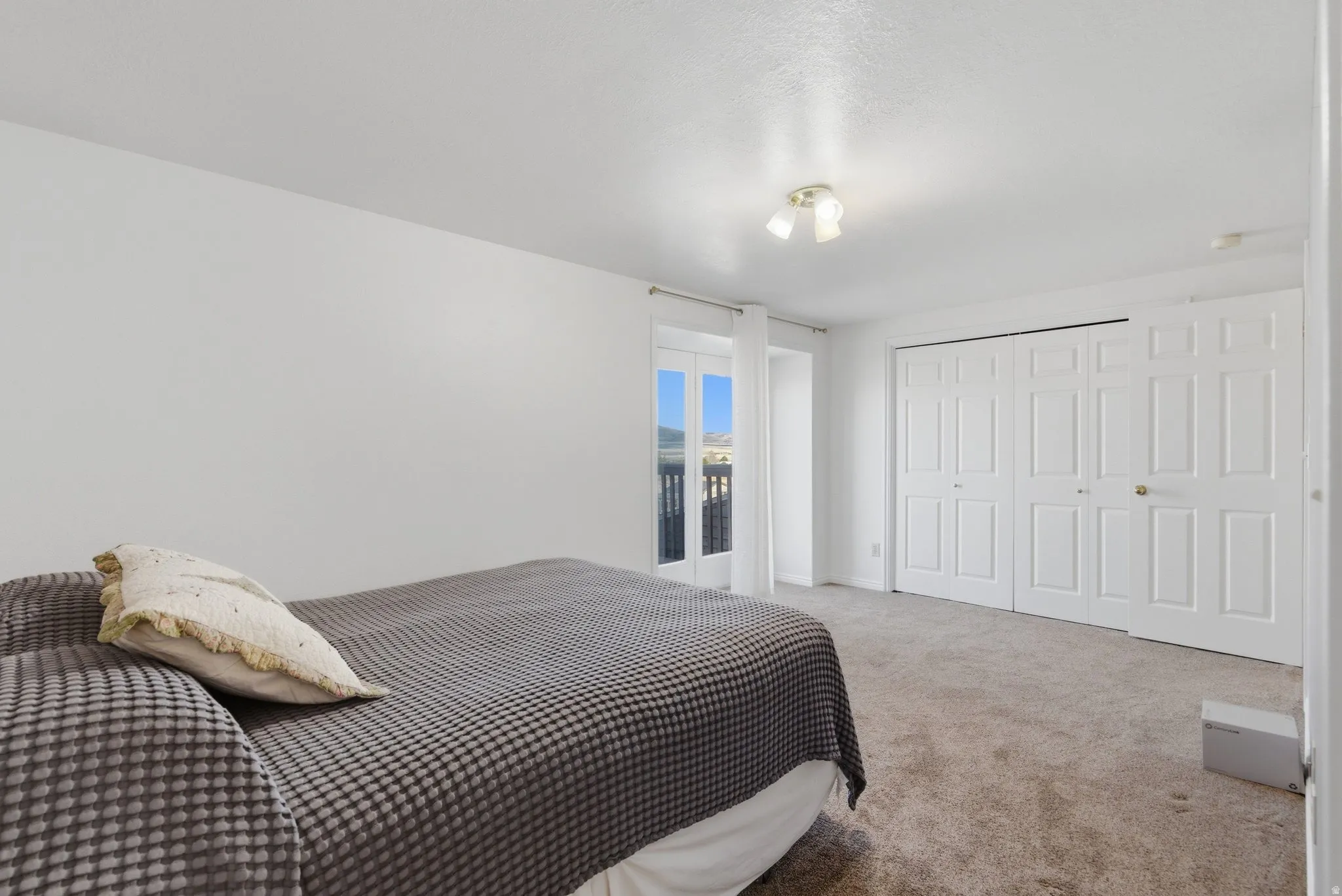 #1: Primary bedroom with large double closets