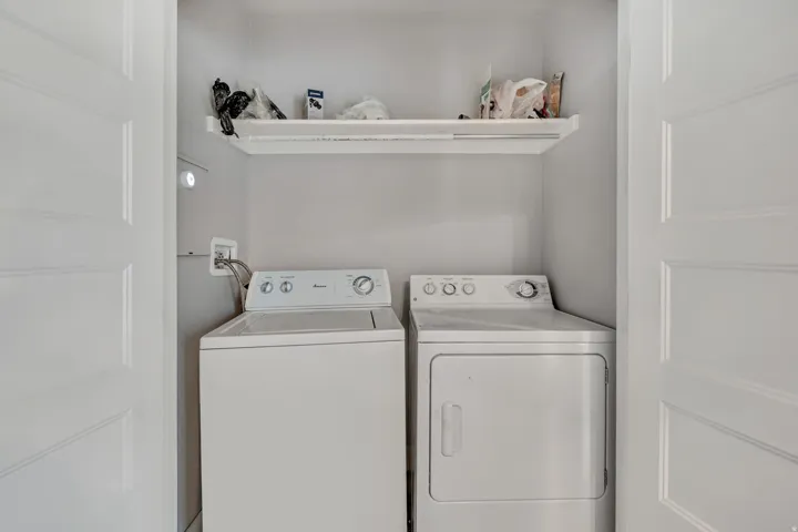 Laundry area featuring washer and dryer