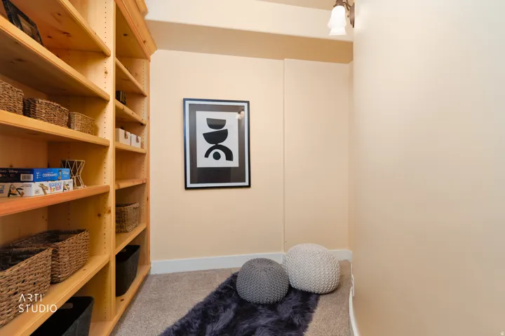 View of storage room