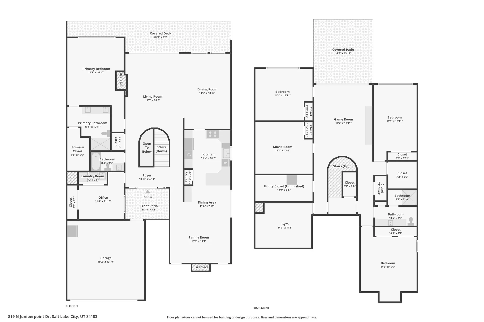 View of home floor plan