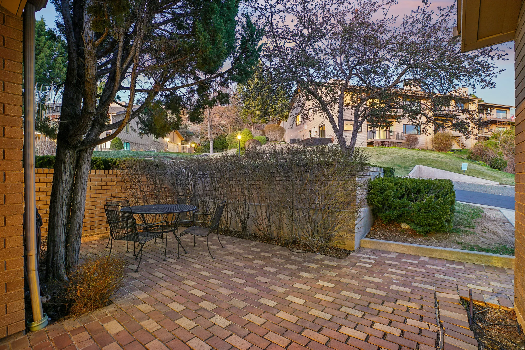 View of patio featuring outdoor dining area