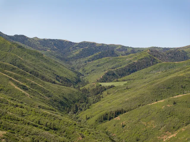 View of mountain backdrop