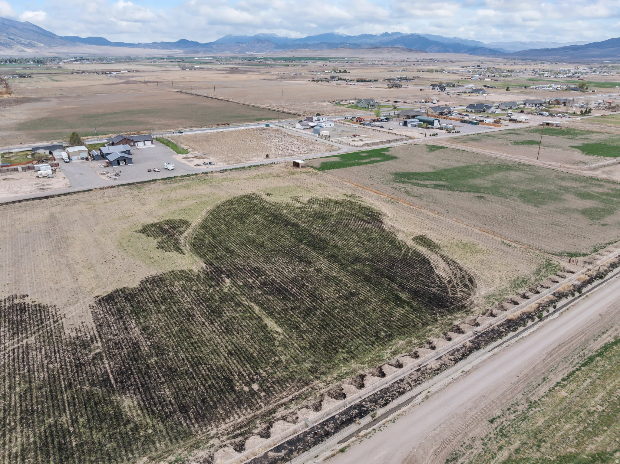 View of rural area featuring a mountainous background