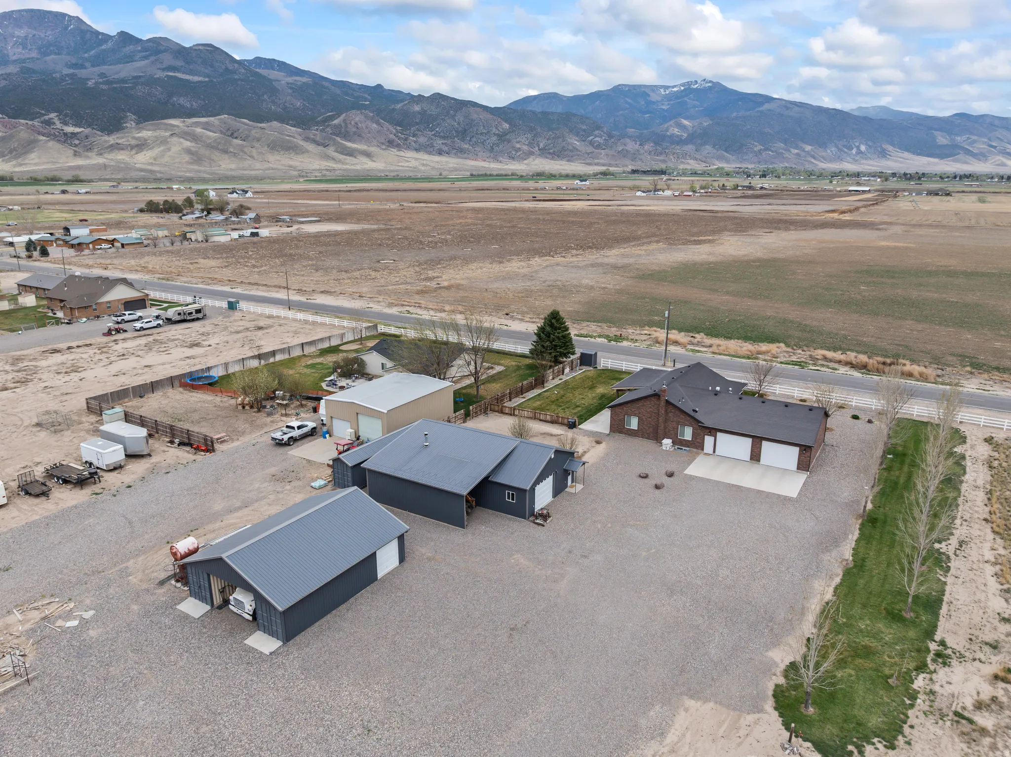 View of rural area featuring mountains