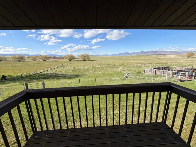 Deck featuring a rural view