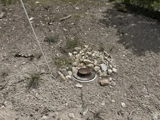 Water Meter at front of lot