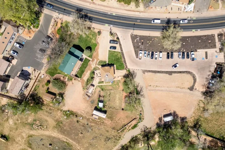 Aerial view of property's location