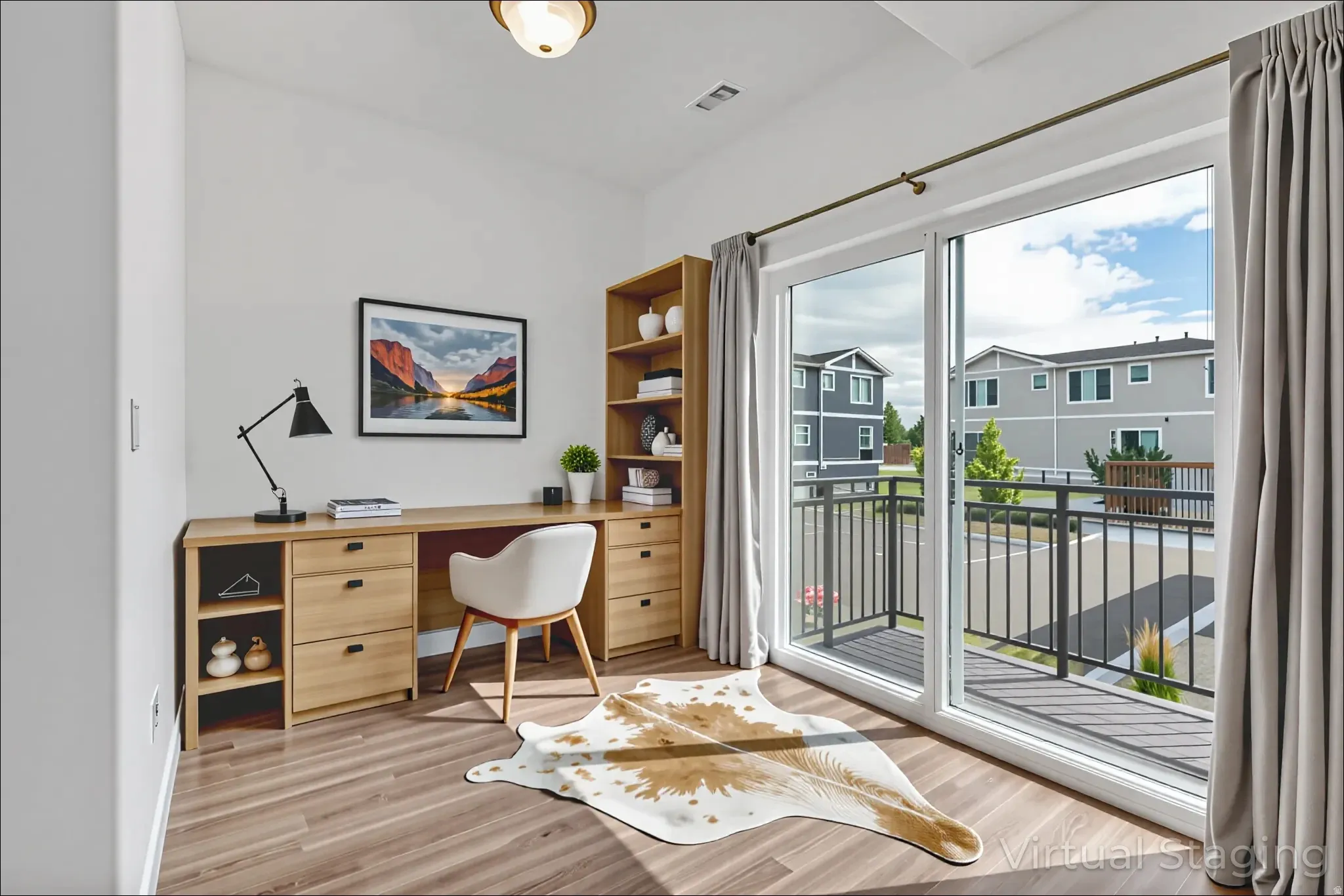 Virtually Staged photos of home at 1899 S 1030 W- interior of similar unit