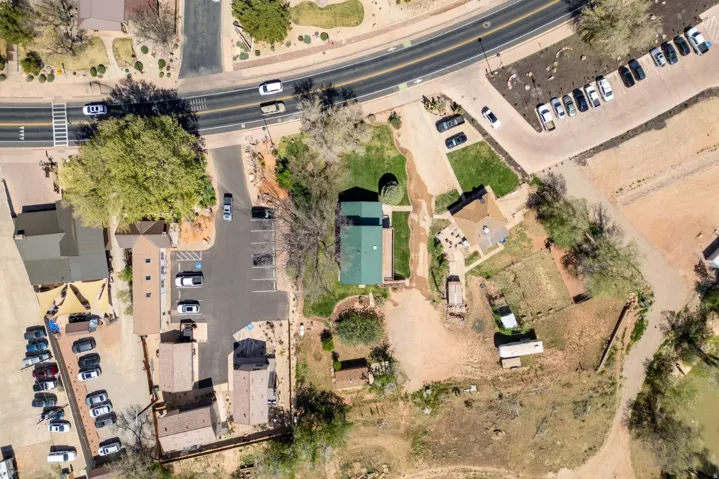 Aerial view of property's location