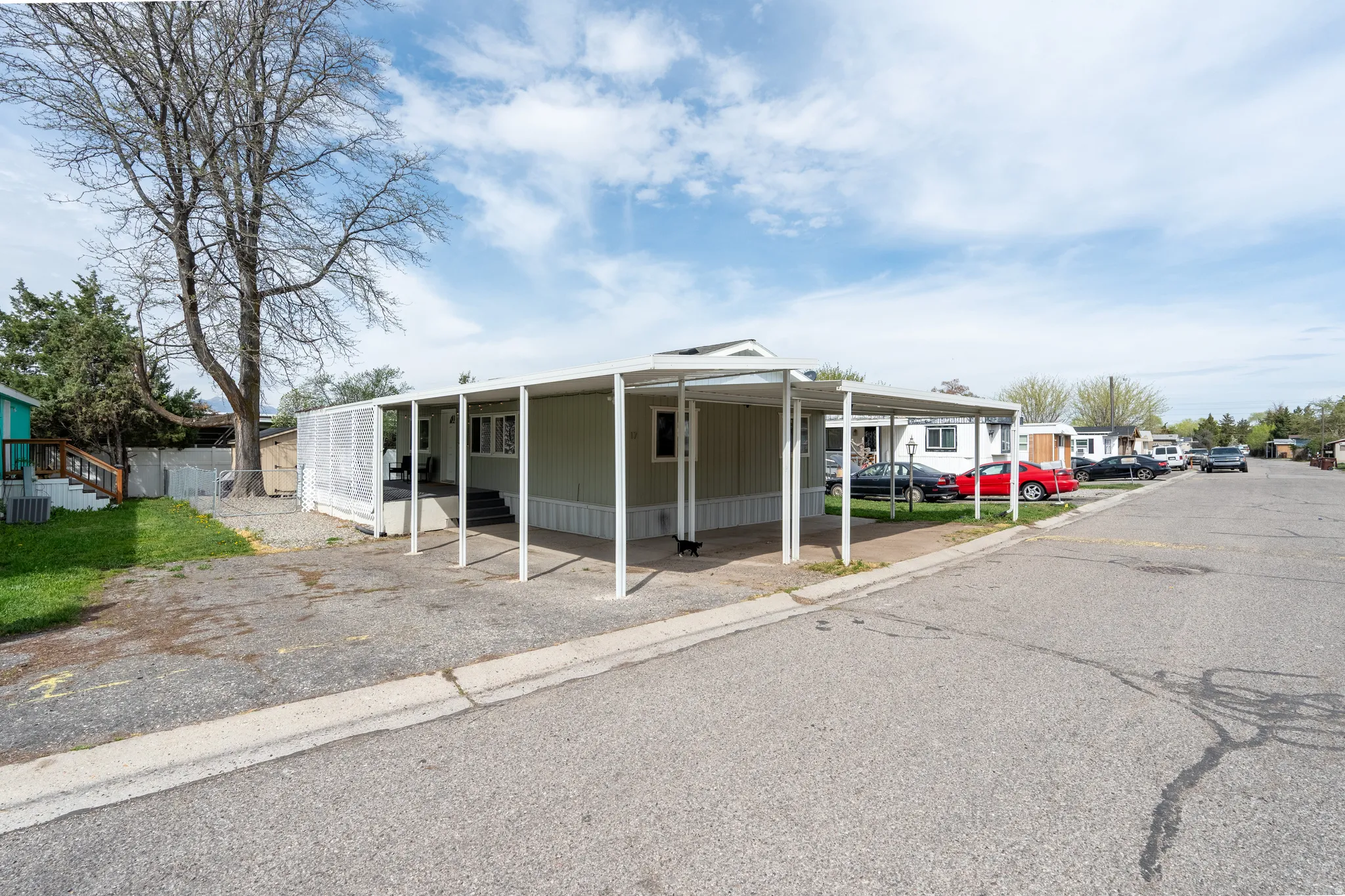 View of manufactured / mobile home