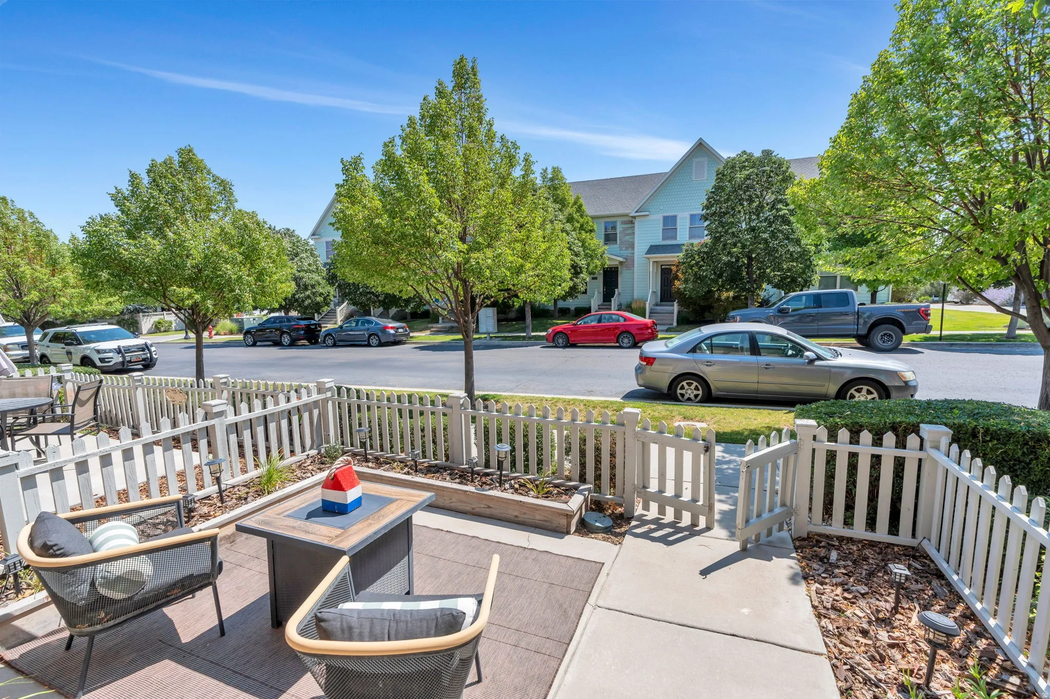 View of patio featuring a residential view