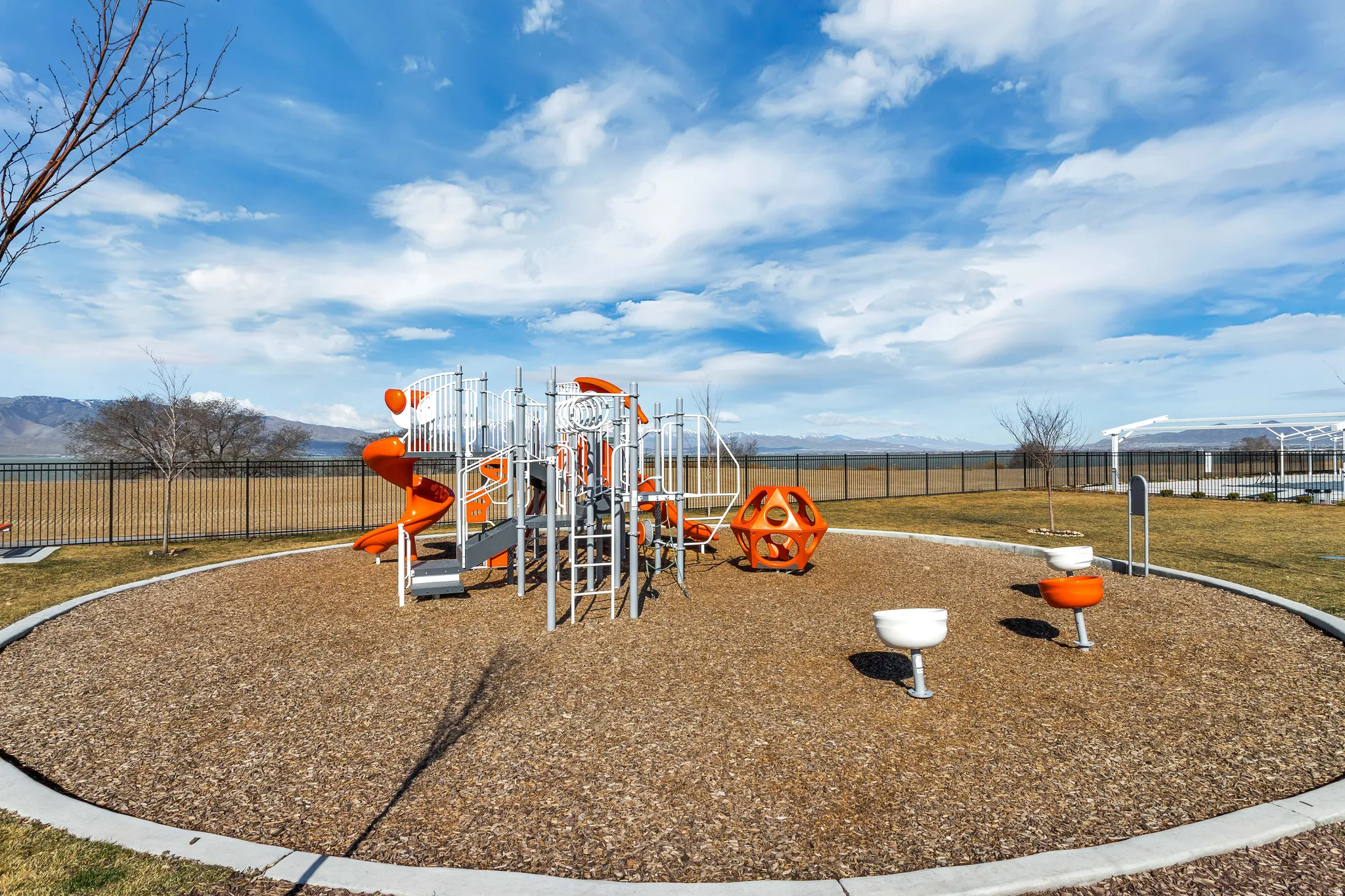 View of community playground