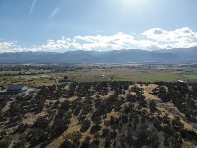 View of mountain background with rural landscape