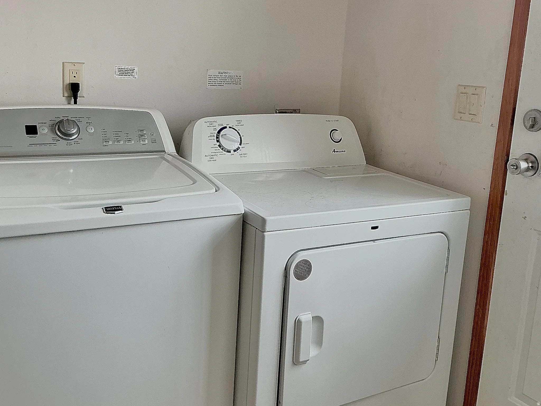Laundry area