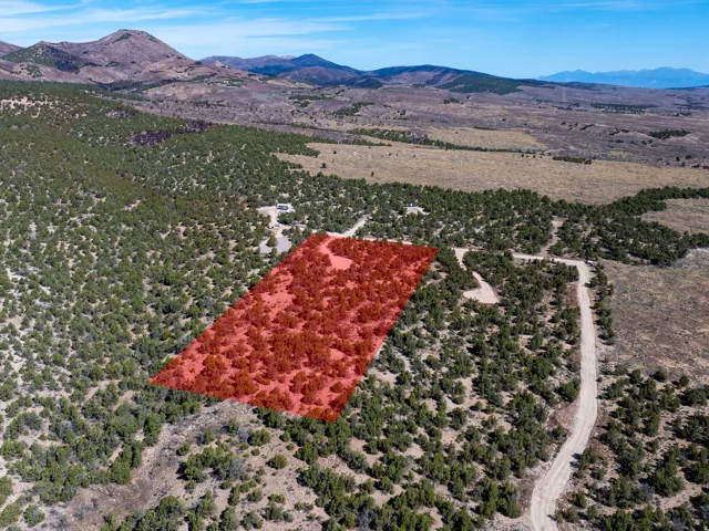 Expansive undeveloped land with abundant natural vegetation, surrounded by varied terrain and distant mountains under a clear sky