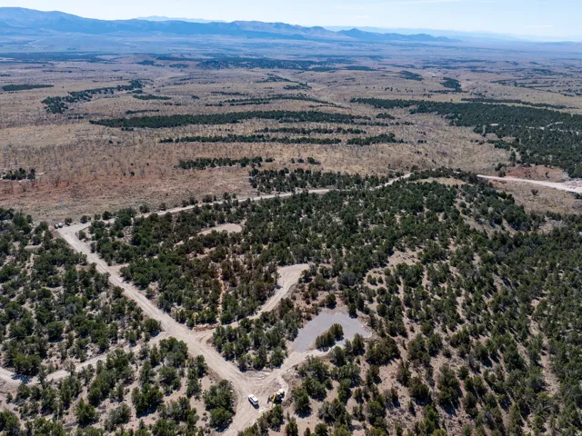Expansive undeveloped land with scattered trees and visible dirt roads