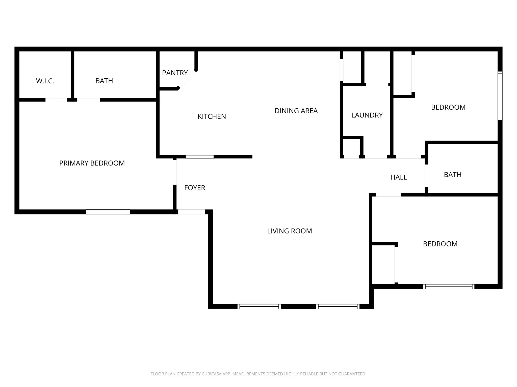 View of floor plan / room layout
