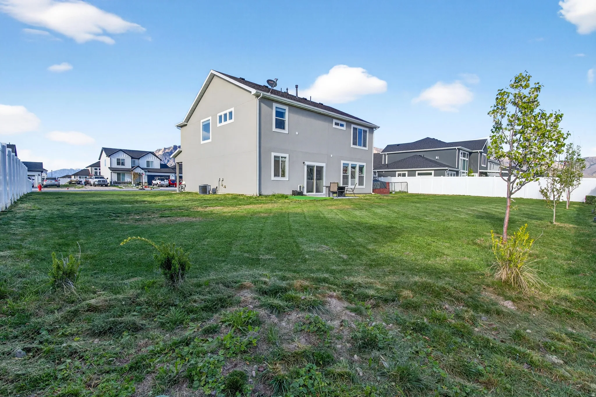 Back of property