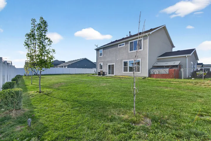 Rear view of property