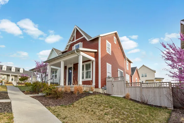 View of front of home with a porch