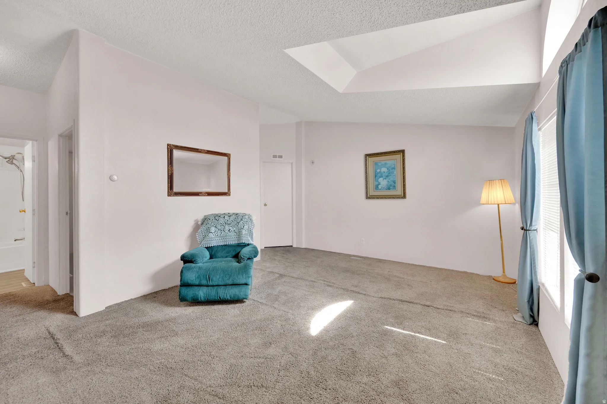 spacious family room