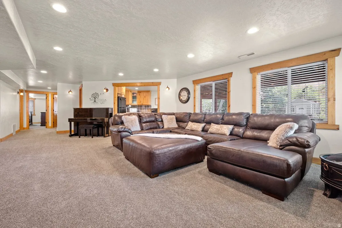 Open and spacious great room and second kitchen for a mother-in -law apartment with outside entrance