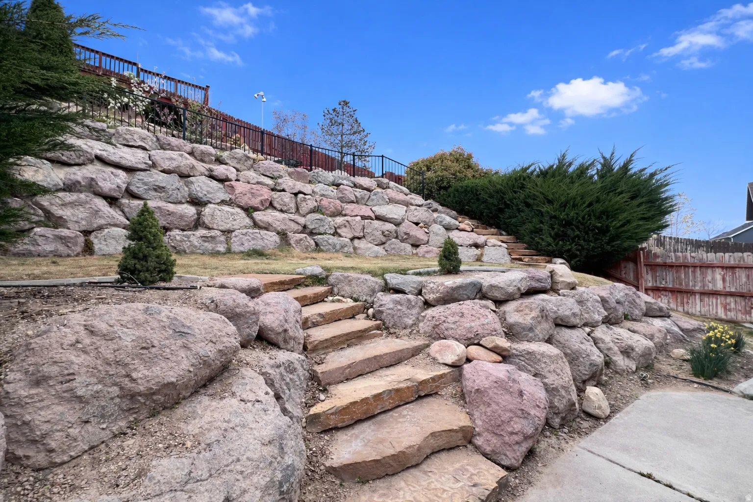 Exterior view of stairs