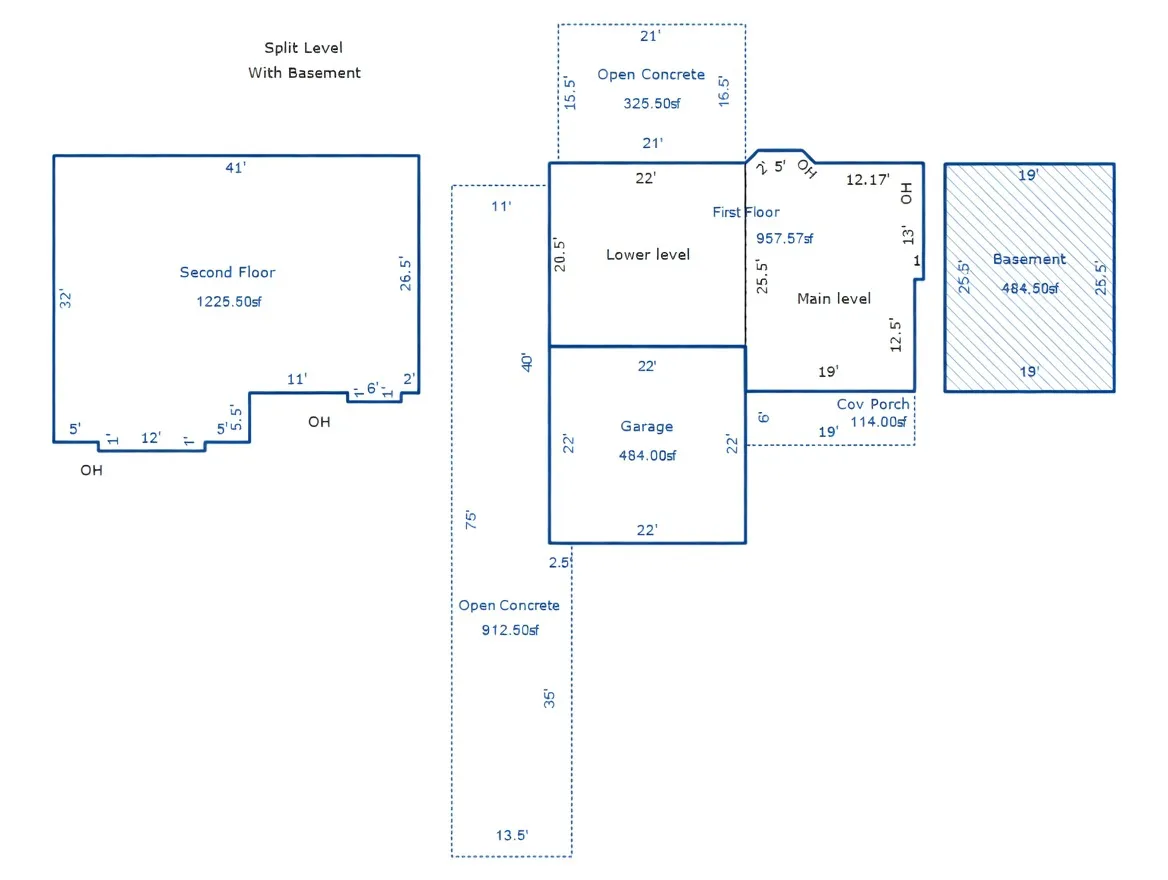 View of home floor plan