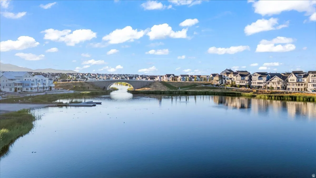 Water view featuring nearby suburban area