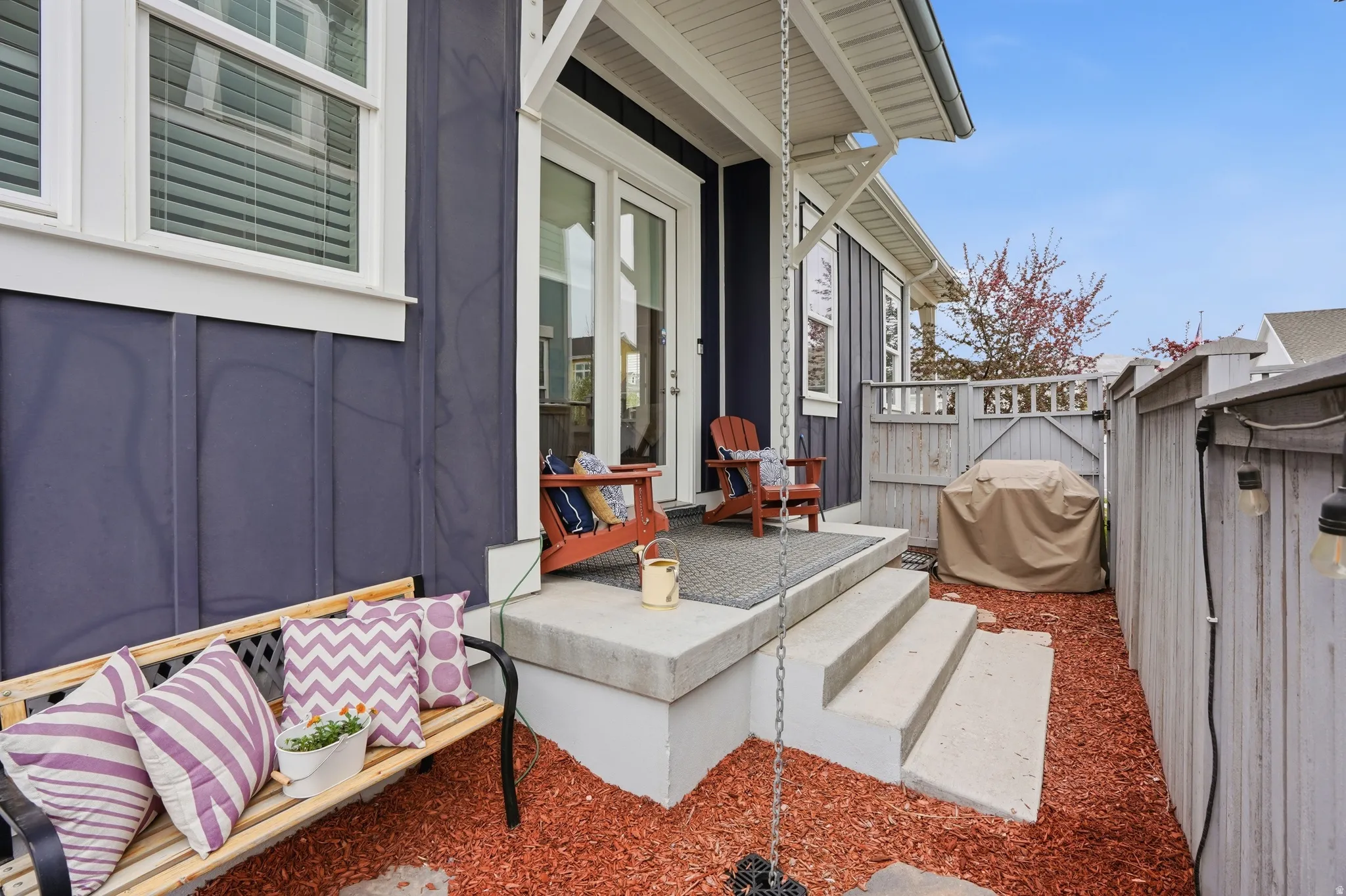 View of patio / terrace featuring a grill