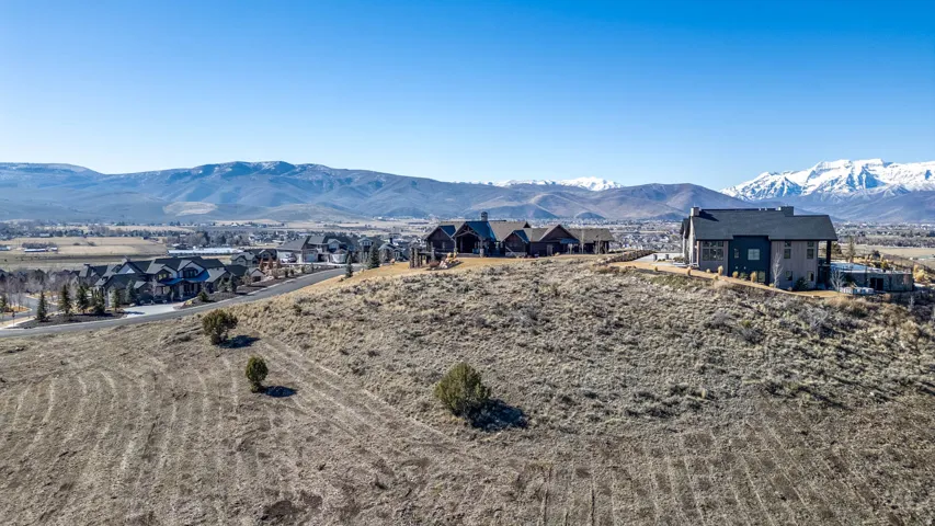 Mountain view with nearby suburban area