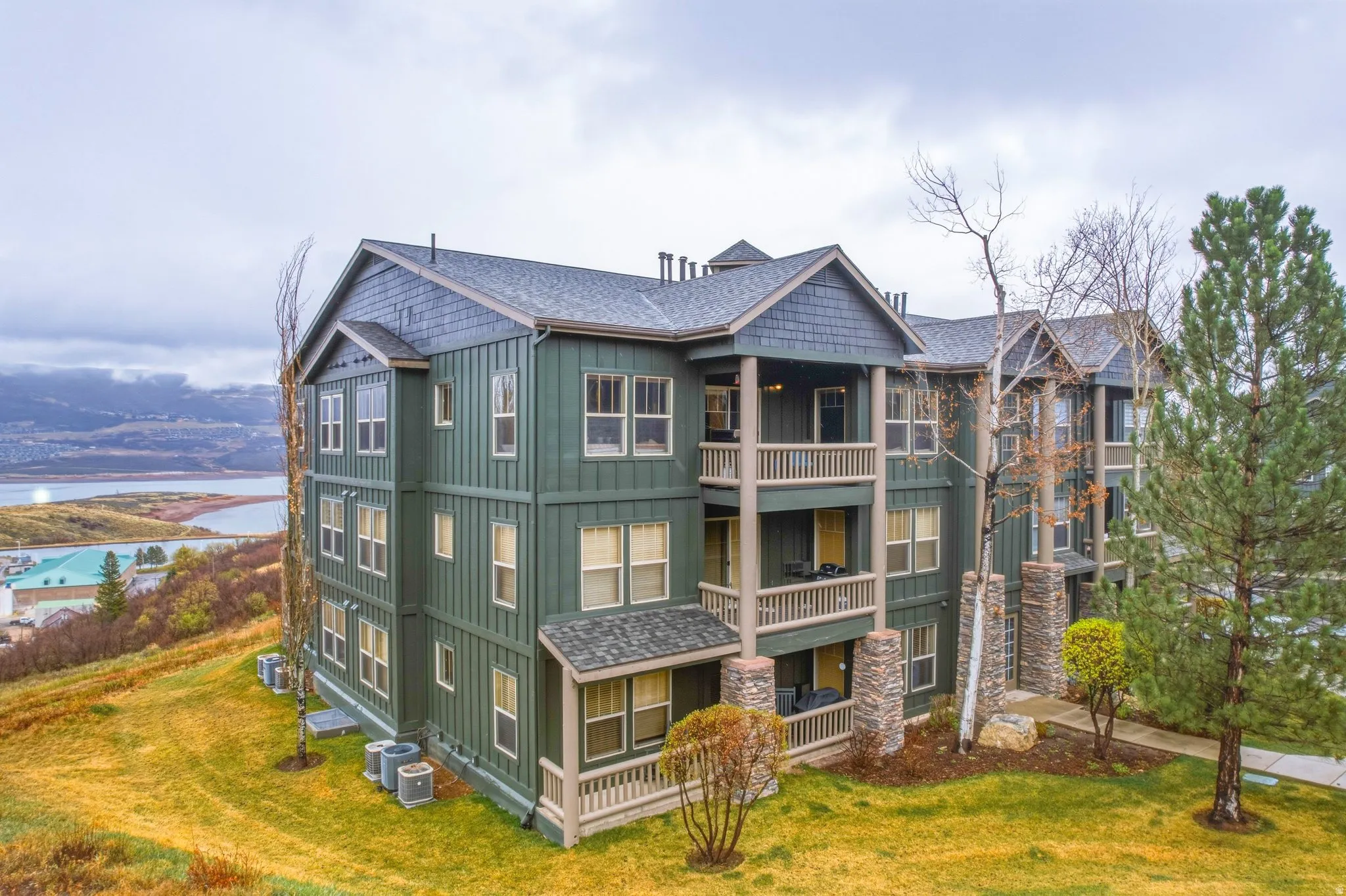 View of property featuring a water view