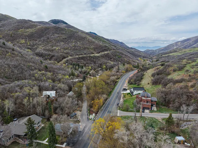 Drone / aerial view of mountains