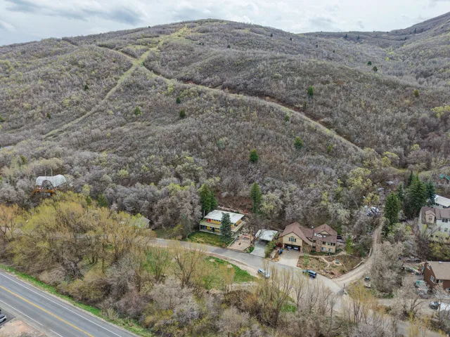 Drone / aerial view of mountains
