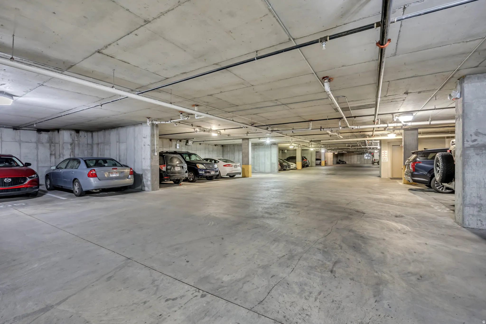 View of parking garage