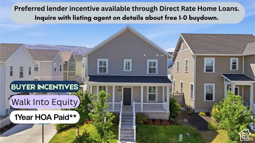 Promotional Flyer. Outlining financial incentives and service terms available for the property