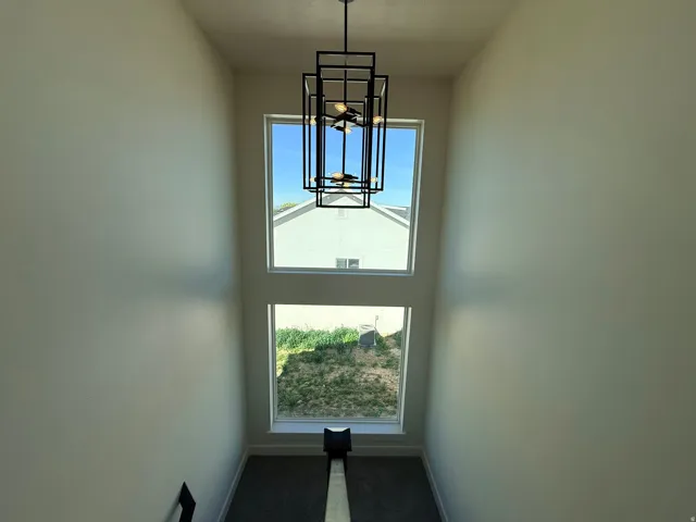 Detailed view of hanging lights