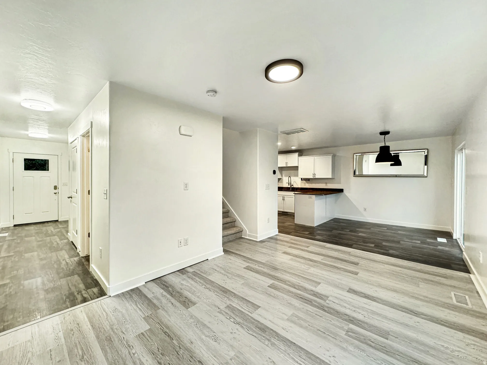 LVP Flooring and an open living room