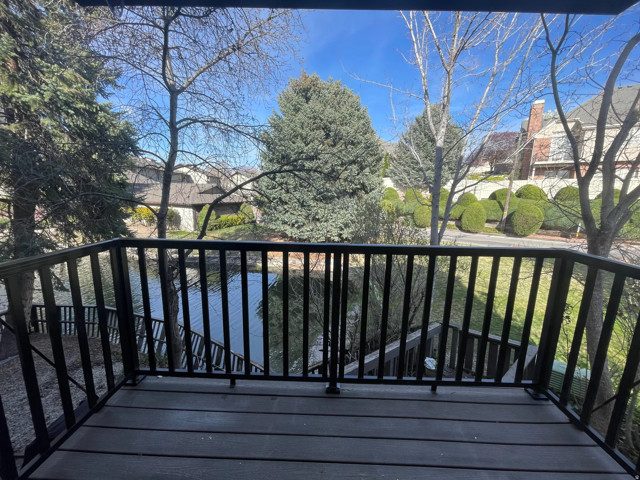 Amazing views from primary bedroom balcony